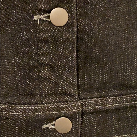 Eileen Fisher black jean jacket - Picture 5 of 5